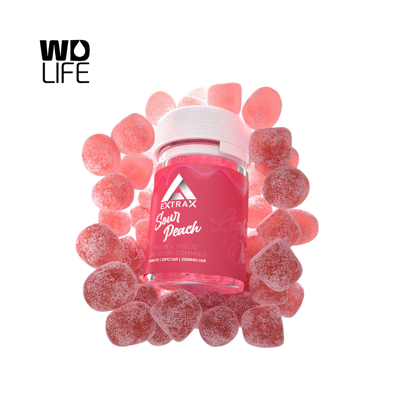 Gomitas Delta Extrax Lights Out THC-H + THC-JD 3500mg |5 sabores| Extrax