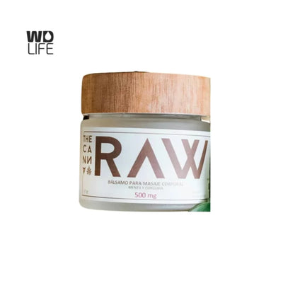 Bálsamo para masaje corporal Menta y Cúrcuma Hemp CBD Cannaraw