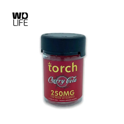 Gomitas con Delta 9 Live Resin sabor Cherry Cola 250 mg | 20 pzas | Torch